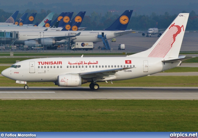 TS-ION, Boeing 737-600, Tunis Air