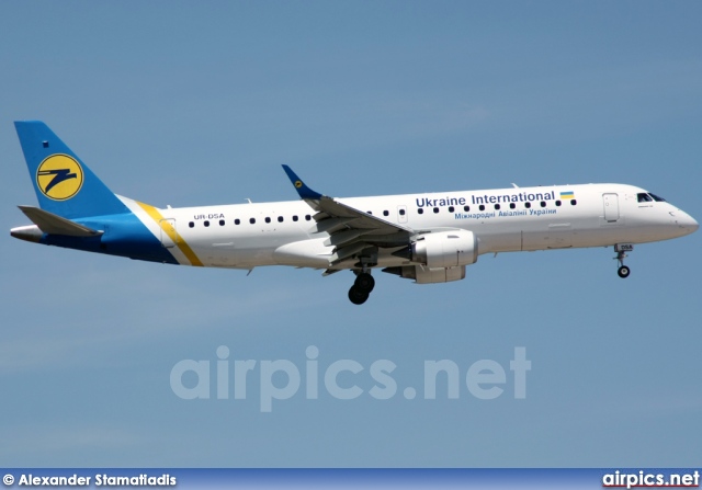 UR-DSA, Embraer ERJ 190-100STD (Embraer 190), Ukraine International Airlines