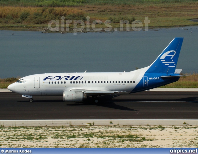 UR-GAS, Boeing 737-500, Adria Airways