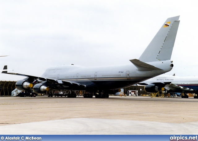 V8-ALI, Boeing 747-400, Brunei Royal Flight