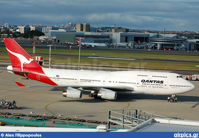 VH-OJD, Boeing 747-400, Qantas