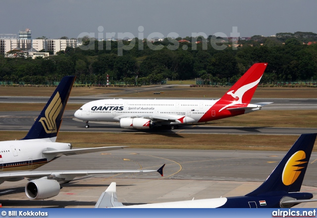 VH-OQA, Airbus A380-800, Qantas