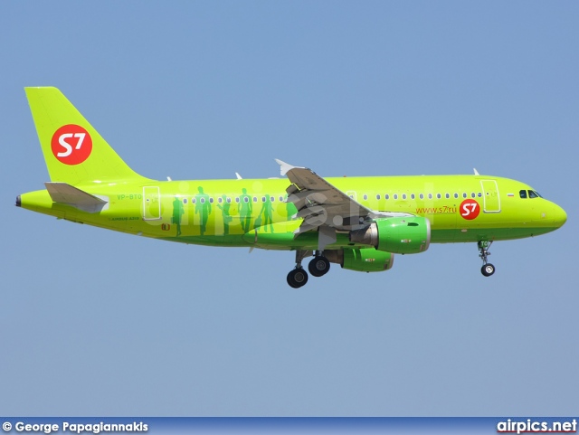 VP-BTO, Airbus A319-100, S7 Siberia Airlines