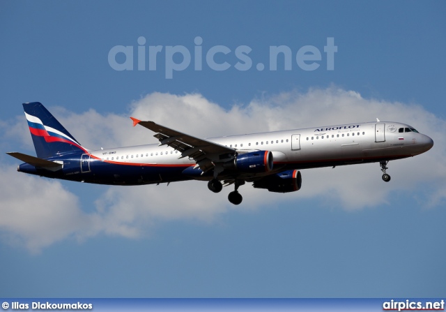 VP-BWO, Airbus A321-200, Aeroflot