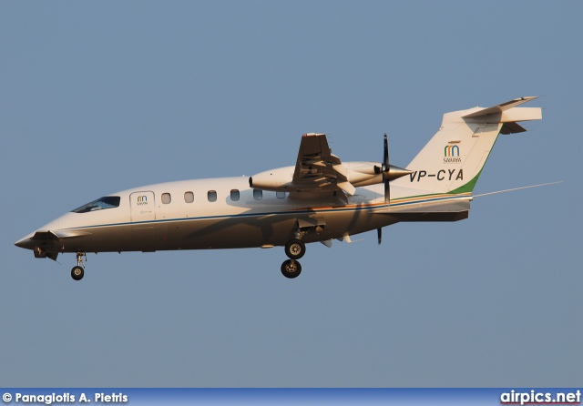 VP-CYA, Piaggio P180 Avanti, Private