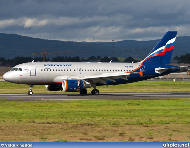 VQ-BBD, Airbus A319-100, Aeroflot