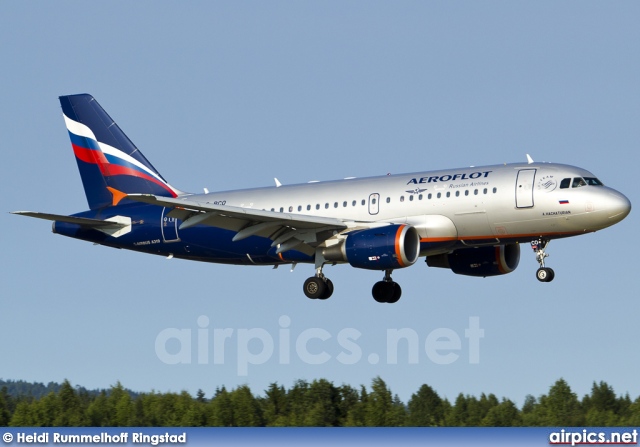 VQ-BCO, Airbus A319-100, Aeroflot