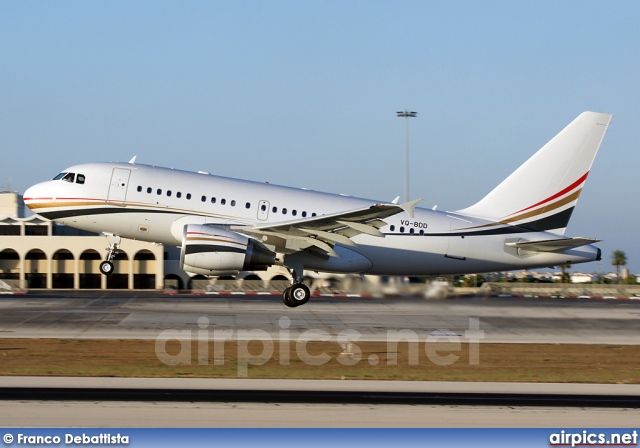 VQ-BDD, Airbus A318-100CJ  Elite, Jordanian Government