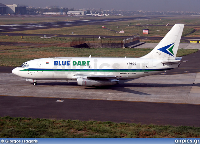 VT-BDG, Boeing 737-200AdvF, Blue Dart