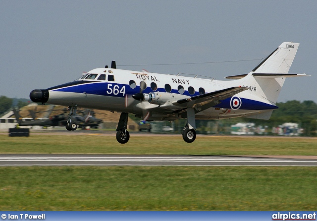 XX478, British Aerospace JetStream T.2, Royal Navy - Fleet Air Arm