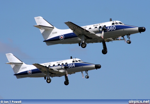 XX481, British Aerospace JetStream T.2, Royal Navy - Fleet Air Arm