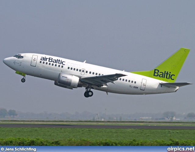 YL-BBM, Boeing 737-500, Air Baltic