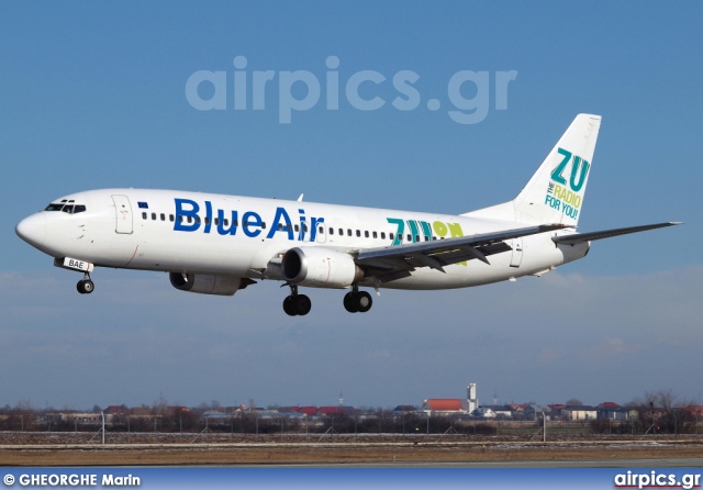 YR-BAE, Boeing 737-400, Blue Air