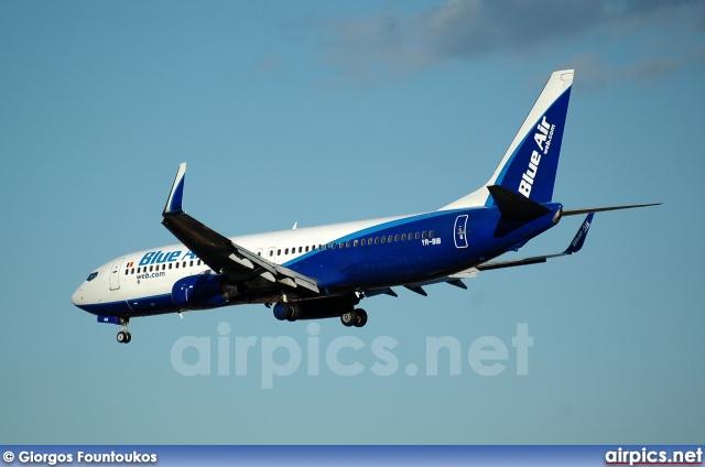 YR-BIB, Boeing 737-800, Blue Air