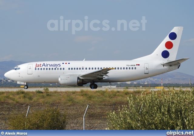 YU-ANW, Boeing 737-300, Jat Airways