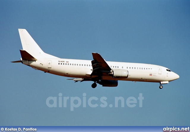YU-AOR, Boeing 737-400, Jat Airways