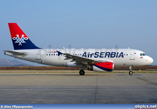 YU-APC, Airbus A319-100, Air Serbia