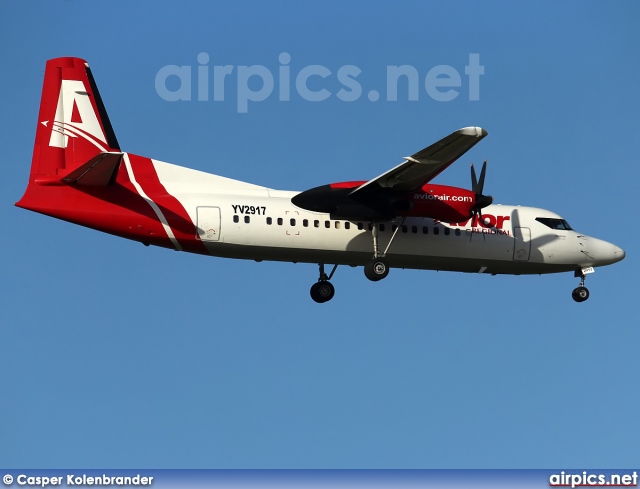 YV2917, Fokker 50, Avior Regional