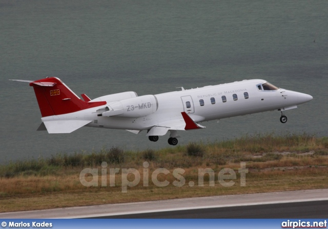 Z3-MKD, Bombardier Learjet 60, FYROM - Government