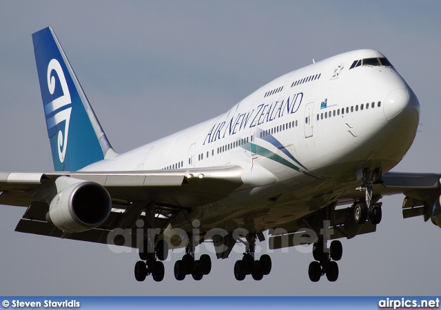 ZK-NBV, Boeing 747-400, Air New Zealand