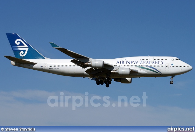 ZK-NBV, Boeing 747-400, Air New Zealand