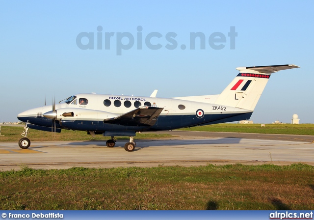 ZK452, Beechcraft B200 King Air, Royal Air Force