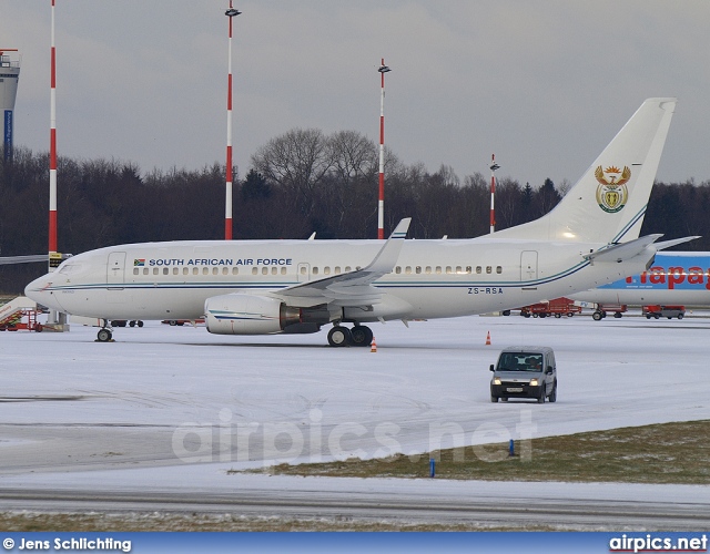 ZS-RSA, Boeing 737-700/BBJ, South African Air Force