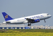 5B-DCF, Airbus A319-100, Cyprus Airways