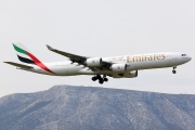 A6-ERE, Airbus A340-500, Emirates