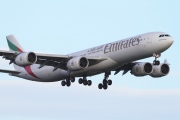 A6-ERE, Airbus A340-500, Emirates