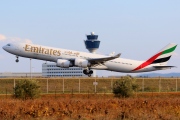 A6-ERE, Airbus A340-500, Emirates