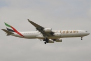 A6-ERG, Airbus A340-500, Emirates