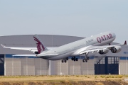 A7-AGA, Airbus A340-600, Qatar Airways