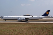 D-AIHB, Airbus A340-600, Lufthansa