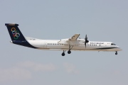 G-FLBD, De Havilland Canada DHC-8-400Q Dash 8, Olympic Air