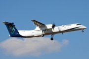 G-FLBE, De Havilland Canada DHC-8-400Q Dash 8, Olympic Air