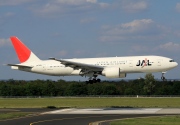 JA706J, Boeing 777-200ER, Japan Airlines