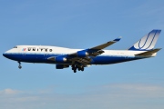 N105UA, Boeing 747-400, United Airlines
