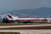 N7457U, Boeing 727-200Adv, United Airlines