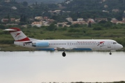 OE-LVE, Fokker F100, Austrian Arrows (Tyrolean Airways)