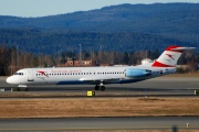 OE-LVF, Fokker F100, Austrian Arrows (Tyrolean Airways)