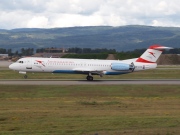 OE-LVK, Fokker F100, Austrian Arrows (Tyrolean Airways)