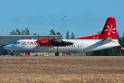 SE-LIT, Fokker 50, Skyways