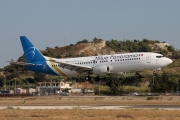 UR-GAX, Boeing 737-400, Blue Panorama