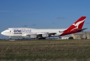 VH-OJU, Boeing 747-400, Qantas