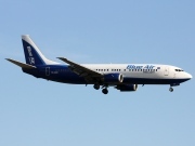 YR-BAK, Boeing 737-400, Blue Air